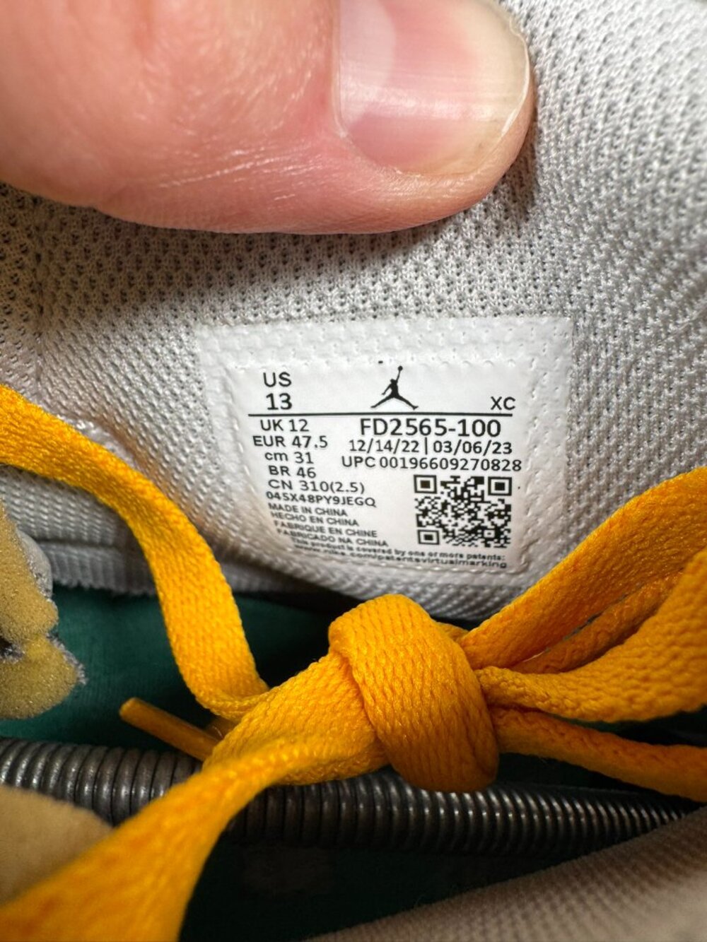 Union LA x Bephie's Beauty Supply x Air Jordan 1 Retro OG SP FD2565-100 Men Sz13 - Picture 3 of 9